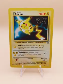 Pikachu Pokemon Black Star Promo #4 Pokemon Movie WOTC 1999 - Image 1