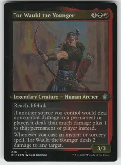 Tor Wauki the Younger (Foil Etched) Foil U Commander: Dominaria United 68 MTG - Image 1