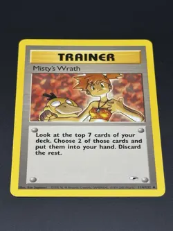 Pokemon Gym Heroes Misty's Wrath 114/132 Unlimited - Image 3