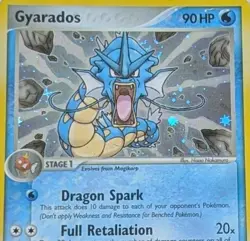 2005 Pokemon Gyarados ex Holo Deoxys #8/107 Vintage MP Rare - Image 1