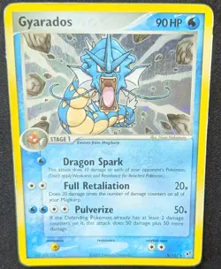 2005 Pokemon Gyarados ex Holo Deoxys #8/107 Vintage MP Rare - Image 5