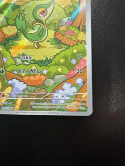 Pokemon Snivy 087/086 Sv: Black Bolt Illustration Rare Holo Basic - Image 5