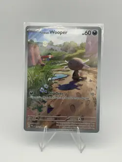 Pokemon TCG Paldean Wooper 102/094 Phantasmal Flames Illustration Rare Holo 60 … - Image 1
