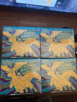 Pokemon Mega Evolution Ascended Heroes Elite Trainer Box Lot of 4 - Image 1