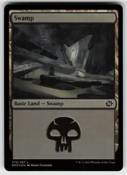 Swamp Foil L The Brothers' War 273 MTG - Image 1