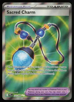 2025 MEGA EVOLUTION SERIES - PHANTASMAL FLAMES SACRED CHARM ULTRA RARE - #122 - Image 1