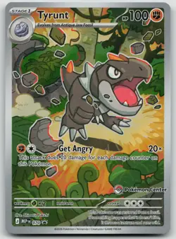 Pokemon - Tyrunt 070 (Pokemon Center STAMPED) 070 Me: Mega Evolution Promo Holo - Image 1
