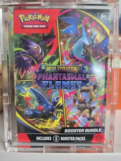 Pokemon Mega Evolution Phantasmal Flames Booster Bundle Box - Image 1