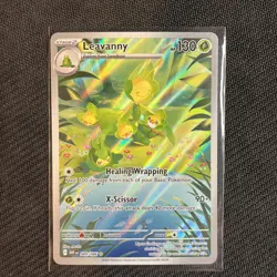 Pokemon Leavanny 089/086 Sv: White Flare Illustration Rare Holo 130 HP X-Scissor - Image 1
