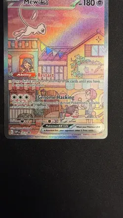 Pokemon TCG Mew EX 053 Scarlet & Violet Promo Holo Full Art - Image 3