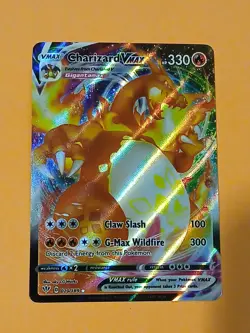 Pokemon Sword & Shield Darkness Ablaze Charizard VMAX 020/189 Ultra Rare - Image 2