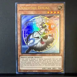 Dracotail Lukias JUSH-EN001 Ultra Rare | Justice Hunters 1st Edition Yu-Gi-Oh! - Image 1