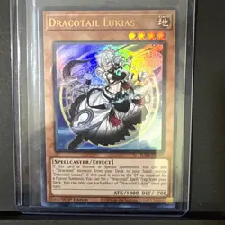 Dracotail Lukias JUSH-EN001 Ultra Rare | Justice Hunters 1st Edition Yu-Gi-Oh! - Image 3