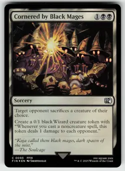Cornered by Black Mages Foil C FINAL FANTASY 93 MTG - Image 1