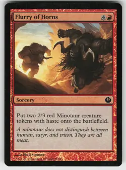 Flurry of Horns Foil C Journey Into Nyx 96 MTG - Image 1