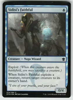 Sidisi's Faithful Foil C Dragons of Tarkir 74 MTG - Image 1