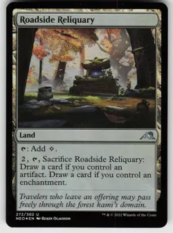 Roadside Reliquary Foil U Kamigawa: Neon Dynasty 272 MTG - Image 1