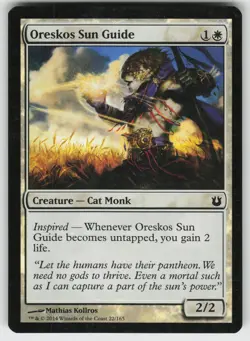 Oreskos Sun Guide Foil C Born of the Gods 22 MTG - Image 1