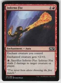 Inferno Fist Foil C Magic 2015 (M15) 150 MTG - Image 1
