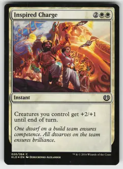 Inspired Charge Foil C Kaladesh 20 MTG - Image 1