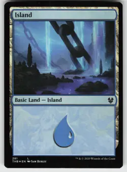 Island Foil L Theros Beyond Death 281 MTG - Image 1
