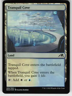 Tranquil Cove Foil L Kamigawa: Neon Dynasty 280 MTG - Image 1