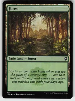 Forest Foil L Commander Legends: Battle for Baldur's Gate 470 MTG - Image 1