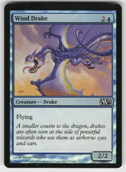 Wind Drake Foil C Magic 2013 (M13) 80 MTG - Image 1