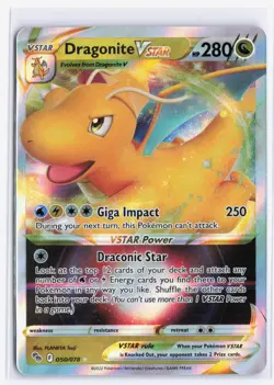 Dragonite VSTAR 050/078 Ultra Rare - POKEMON GO TCG Card - NM - Image 1