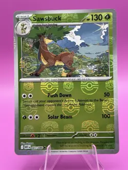 Sawbuck 007/086 Master Ball Pattern SV: White Flare English Pokemon - Image 1