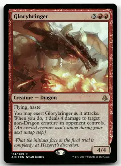Glorybringer #134 (Foil) (NM) Amonkhet AKH Magic MTG - Image 1
