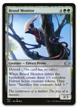 Brood Monitor #637 (NM) Jumpstart 2022 J22 Magic MTG - Image 1