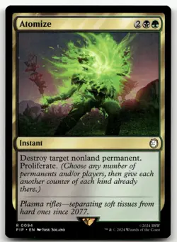 Atomize #94 (NM) Fallout PIP Magic MTG - Image 1