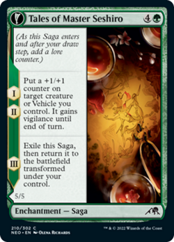 Tales of Master Seshiro / Seshiro's Living Legacy FOIL Kamigawa: Neon Dynasty NM - Image 1
