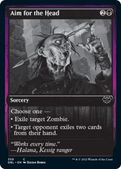 Aim for the Head (Silver Screen) FOIL Innistrad: Double Feature - Crimson Vow NM - Image 1