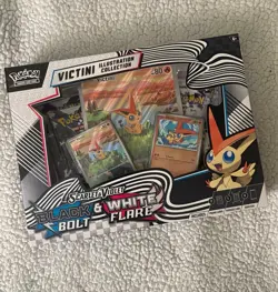 pokemon tcg black bolt & white flare victini unova illustration collection - Image 1