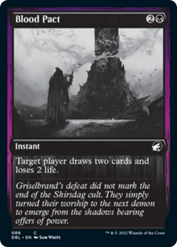 Blood Pact (Silver Screen) FOIL Innistrad: Double Feature - Midnight Hunt NM - Image 1