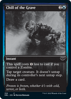 Chill of the Grave Silver Screen FOIL Innistrad Crimson Vow NM - Image 1