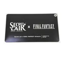 Wizards Of The Coast MTG Secret Lair x Final Fantasy Grimoire Rainbow Foil - Image 1