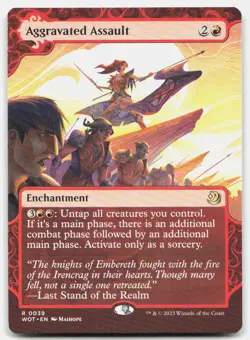 Aggravated Assault 39 Wilds of Eldraine: Enchanting Tales Magic - Image 1