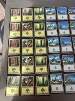 MTG Invasions Basic Land Lot LP To high en MP Check Description For Details - Image 5