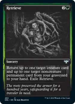 Retrieve (Silver Screen) FOIL Innistrad: Double Feature - Crimson Vow NM - Image 1