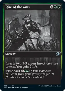 Rise of the Ants Silver Screen FOIL Innistrad Midnight Hunt NM - Image 1