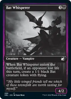 Bat Whisperer (Silver Screen) FOIL Innistrad: Double Feature - Midnight Hunt NM - Image 1