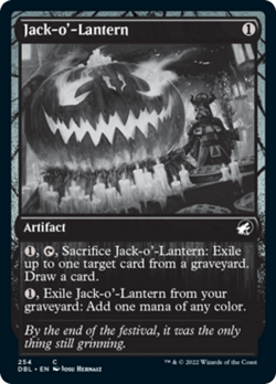 Jack-o-Lantern Silver Screen FOIL Innistrad Midnight Hunt NM - Image 1