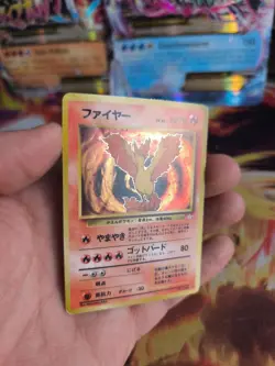 Pokemon Karte Card Lavados Moltres Mysterious Of Fossil Holo Wotc japanese Good- - Image 2