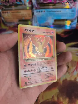 Pokemon Karte Card Lavados Moltres Mysterious Of Fossil Holo Wotc japanese Good- - Image 3