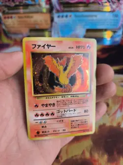 Pokemon Karte Card Lavados Moltres Mysterious Of Fossil Holo Wotc japanese Good- - Image 4