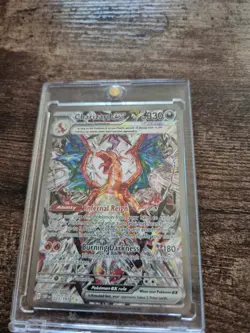Pokemon Obsidian Flames Charizard EX OBF 223/197 SAR Fullart Englisch NM - Image 1