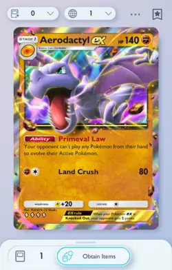 Pokemon TCG Pocket - Aerodactyl Ex - Image 1